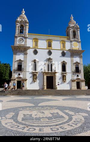 Chiesa del terzo ordine della Madonna di Monte do Carmo, Faro, Algarve, Portogallo Foto Stock