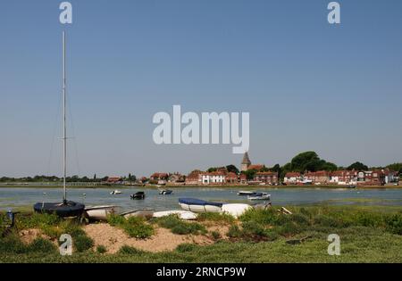 Bosham Harbour. Marea in aumento. Foto Stock