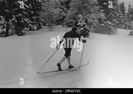 Attuale 06 - 8 - 1974: Lei che cammina in aloneBerit Mørdre Lammedal è tornata dove siamo abituati a lei - in cima al trono norvegese dello sci di fondo femminile. Dopo essere stata esclusa dal gruppo d'élite l'anno scorso, ha fatto la sua strada in vista dei campionati del mondo di quest'anno - ed è riuscita. Foto: Ivar Aaserud / Aktuell / NTB ***FOTO NON ELABORATA*** questo testo è stato tradotto automaticamente! Foto Stock