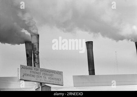 Aktuell 34 - 2 - 1974: Klok di RöykskadeAksjon Livsmiljø lotta contro l'inquinamento a Finnsnes, e ha ottenuto l'approvazione per la coke nel villaggio di non avere rinnovato il suo contratto fino a quando non sarà in atto un impianto di trattamento. E' utile combattere l'inquinamento. Foto: Bjørn B. Brøndbo / Aktuell / NTB ***FOTO NON ELABORATA*** questo testo è stato tradotto automaticamente! Foto Stock