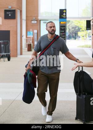 Venezia, Italia. 1 settembre 2023. Venezia, 80 Mostra del Cinema di Venezia 2023 . 3° giorno - arrivi in aeroporto - nella foto: Jesse Williams credito: Agenzia fotografica indipendente/Alamy Live News Foto Stock