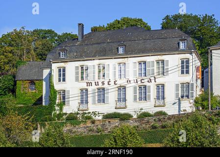 Musée Ducal, ex palazzo del governo del XVIII secolo, ora museo sulla storia e le crociate medievali nella città di Bouillon, Lussemburgo, Vallonia, Belgio Foto Stock