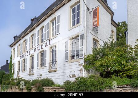 Musée Ducal, ex palazzo del governo del XVIII secolo, ora museo sulla storia e le crociate medievali nella città di Bouillon, Lussemburgo, Vallonia, Belgio Foto Stock