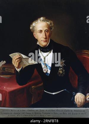 Francisco Martínez de la Rosa (copia) circa 1880 by Francisco Díaz Carreño Foto Stock
