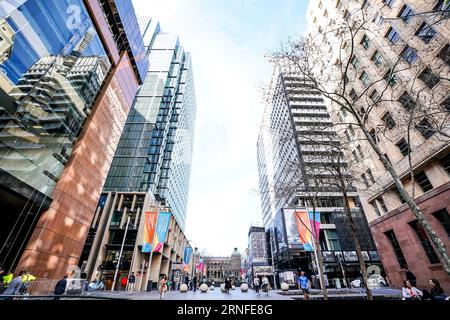 Sydney, Australia. 17 agosto 2023. Sydney, Australia, 17 agosto 2023: Vista generale di Martin Place a Sydney, Australia. (Daniela Porcelli/SPP) credito: SPP Sport Press Photo. /Alamy Live News Foto Stock