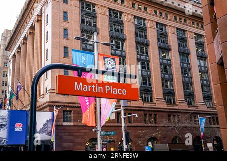 Sydney, Australia. 17 agosto 2023. Sydney, Australia, 17 agosto 2023: Vista generale di Martin Place a Sydney, Australia. (Daniela Porcelli/SPP) credito: SPP Sport Press Photo. /Alamy Live News Foto Stock