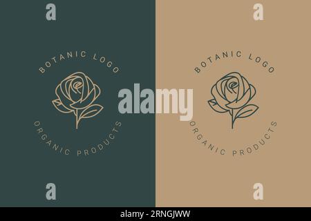 Design con logo organico Illustrazione Vettoriale