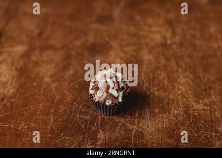 primo piano del singolo brigadeiro brasiliano Foto Stock