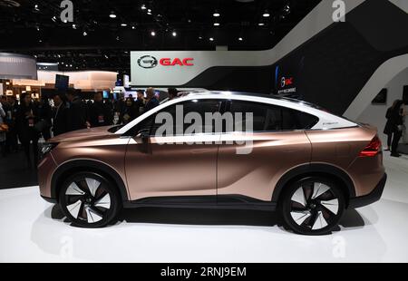 (170110) -- DETROIT, 9 gennaio 2017 -- il crossover ibrido GAC Enspirit Concept è stato visto durante il North American International Auto Show (NAIAS) del 2017 a Detroit, negli Stati Uniti, 9 gennaio 2017. ) (lrz) U.S.-DETROIT-AUTO SHOW-NAIAS YinxBogu PUBLICATIONxNOTxINxCHN Detroit Jan 9 2017 il GAC Concept Hybrid Crossover È Lakes durante il North American International Car Show NAIAS 2017 a Detroit negli Stati Uniti Jan 9 2017 lrz U S Detroit Car Show NAIAS YinxBogu PUBLICATIONxNOTxINxCHN Foto Stock