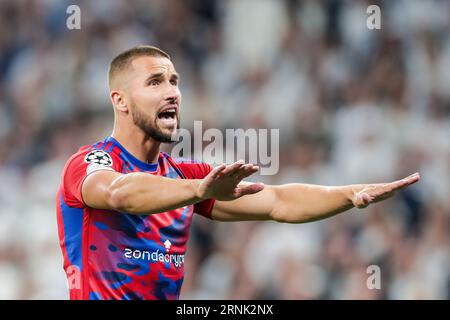 Kopenhaga, Danimarca. 30 agosto 2023. Lukasz Zwolinski di Rakow Czestochowa visto in azione durante la partita di calcio di Eliminations UEFA Champions League 2023/2024 tra FC Copenhagen e Rakow Czestochowa al Parken Stadium. Punteggio finale; FC Copenhagen 1:1 Rakow Czestochowa. (Foto di Grzegorz Wajda/SOPA Images/Sipa USA) credito: SIPA USA/Alamy Live News Foto Stock