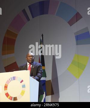 (170314) -- JOHANNESBURG, 14 marzo 2017 -- il vice presidente del Sudafrica Cyril Ramaphosa si rivolge al Global Entrepreneurship Congress (GEC) 2017 al Sandton Convention Center, Johannesburg, Sud Africa, il 14 marzo, 2017.?il Global Entrepreneurship Congress (GEC) 2017 ha aperto martedì a Johannesburg il Vice Presidente del Sud Africa Cyril Ramaphosa con l'obiettivo di condividere idee su come le piccole imprese possono crescere e dare contributi positivi ai loro paesi. ) SUDAFRICA-JOHANNESBURG-GEC-APERTURA DOC/SiyasangaxMbambani PUBLICATIONxNOTxINxCHN 170314 Johannesburg 14 marzo 2017 Sou Foto Stock