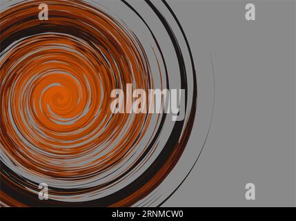 Sfondo a spirale per interni o tessuti. Sfondo sfocato e vortex in tonalità rosso-grigio per tendenze della moda, tessuti, concetti aziendali, scrapbooking Foto Stock