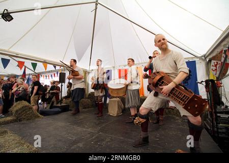 (170527) -- OSLO, 27 maggio 2017 -- i musicisti si esibiscono durante il Festival medievale di Oslo alla Fortezza di Akershus ad Oslo, capitale della Norvegia, il 27 maggio 2017. ) NORVEGIA-OSLO-MEDIEVAL FESTIVAL LiangxYouchang PUBLICATIONxNOTxINxCHN Oslo maggio 27 2017 i musicisti si esibiscono durante il Festival medievale di Oslo ALLA fortezza di Akershus a Oslo capitale della Norvegia IL 27 2017 maggio Norvegia Oslo Medieval Festival LiangxYouchang PUBLICATIONxNOTxINxCHN Foto Stock