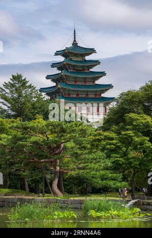 Seoul, Corea del Sud - 24 agosto 2023 Museo Nazionale del Folklore della Corea Foto Stock