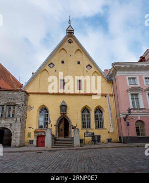 Museo di storia estone - sala della grande Gilda - Tallinn, Estonia Foto Stock