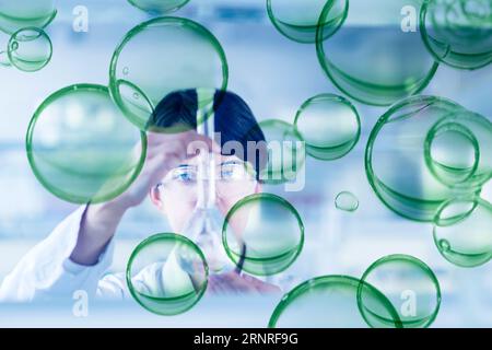 La ricerca chimica, immagine concettuale Foto Stock