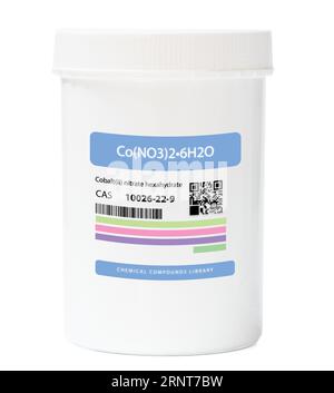 Co(NO3)2•6H2O - nitrato di cobalto Esoidrato. Composto chimico. Numero CAS: 10026-22-9 Foto Stock