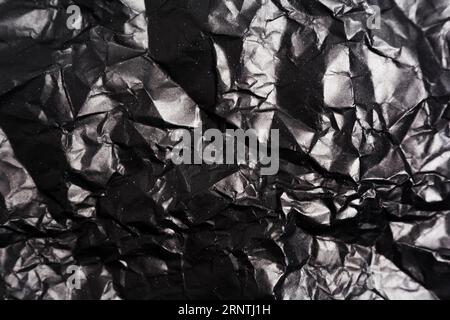 Grana di carta nera con spazio per la copia Foto Stock