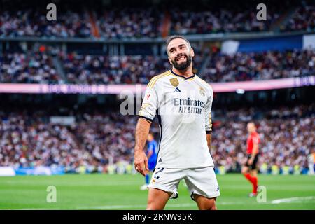 Madrid, Madrid, Spagna. 2 settembre 2023. Daniel Carvajal (Real Madrid) durante la partita di calcio LaLiga EA Sports tra Real Madrid e Getafe giocata allo stadio Bernabeu il 2 settembre 2023 a Madrid, Spagna (Credit Image: © Alberto Gardin/ZUMA Press Wire) SOLO PER USO EDITORIALE! Non per USO commerciale! Crediti: ZUMA Press, Inc./Alamy Live News Foto Stock
