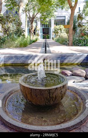 Marrakech, Marocco - 21 febbraio 2023: Le Jardin Secret (il giardino segreto), nella vecchia medina di Marrakech Foto Stock