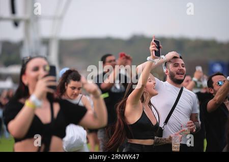 San Paolo, Brasile. 2 settembre 2023. SP - SAN PAOLO - 02/09/2023 - SAN PAOLO, LA CITTÀ, PRIMA EDIZIONE - inizia la prima edizione della città, un festival musicale che porta attrazioni nazionali e internazionali a San Paolo, che stima un pubblico di 500.000 persone in 5 giorni di festival all'autodromo Interlagos. Foto: Ettore Chiereguini/AGIF/Sipa USA credito: SIPA USA/Alamy Live News Foto Stock