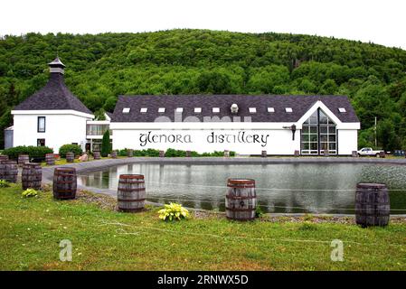 Glenville, Canada - 31 luglio 2014: The Distillery of the Glenora Distillers, dove producono il primo whisky single malt del Nord America. 31 luglio, 2 Foto Stock