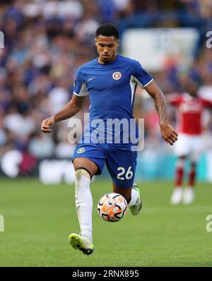 Londra, Regno Unito. 2 settembre 2023. Levi Colwill del Chelsea durante la partita di Premier League a Stamford Bridge, Londra. Il credito fotografico dovrebbe leggere: David Klein/Sportimage credito: Sportimage Ltd/Alamy Live News Foto Stock