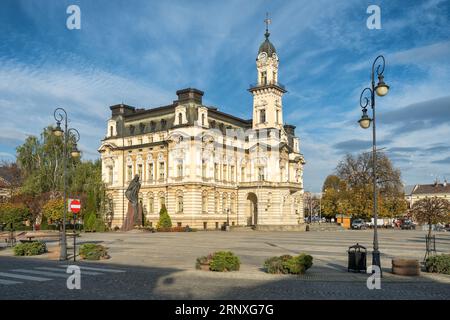 Edificio del Municipio di Nowy Sacz, Voivodato della piccola Polonia, Polonia. Foto Stock