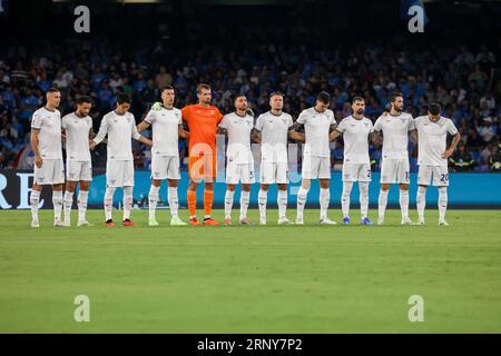 Napoli, Campania, Italia. 2 settembre 2023. Durante la partita di serie A italiana SSC Napoli vs SC Lazio del 02 settembre 2023 allo Stadio Diego Armando Maradona di Napoli.in foto: Calcio Lazio. (Immagine di credito: © Fabio Sasso/ZUMA Press Wire) SOLO USO EDITORIALE! Non per USO commerciale! Foto Stock