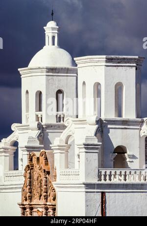 Missione San Xavier del Bac   Tucson, Arizona, Stati Uniti Foto Stock