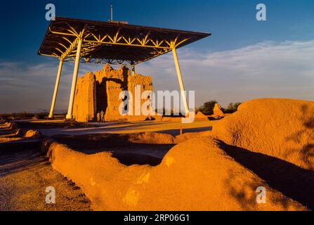 Casa Grande Ruins National Monument   Coolidge, Arizona, USA Foto Stock