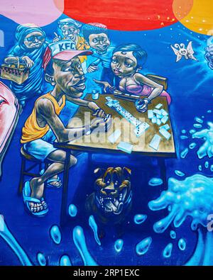 La Reunion Island dalla fabbrica di rum al vulcano Foto Stock