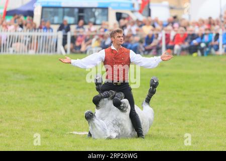 31 agosto 2023 i cavalli Atkinson attirano la folla allo spettacolo della contea di Bucks Foto Stock