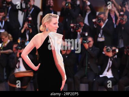 (180901) -- VENEZIA, 1 settembre 2018 -- l'attrice Cate Blanchett partecipa alla prima del film Suspiria durante la 75 Mostra Internazionale d'Arte cinematografica di Venezia, 1 settembre 2018. ) ITALY-VENICE-FILM FESTIVAL- SUSPIRIA -PREMIERE CHENGXTINGTING PUBLICATIONXNOTXINXCHN Foto Stock