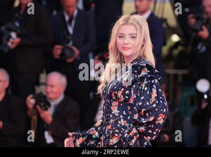 (180901) -- VENEZIA, 1 settembre 2018 -- l'attrice Chloe Grace Moretz partecipa alla prima del film Suspiria durante la 75 Mostra Internazionale d'Arte cinematografica di Venezia, 1 settembre 2018. ) ITALY-VENICE-FILM FESTIVAL- SUSPIRIA -PREMIERE CHENGXTINGTING PUBLICATIONXNOTXINXCHN Foto Stock