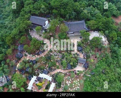 (180902) -- NANNING, 2 settembre 2018 -- foto aerea scattata il 2 settembre 2018 mostra il cantiere della 12th China (Nanning) International Garden Expo nella regione autonoma del Guangxi Zhuang nel sud della Cina. La Garden expo si terrà a Nanning nel dicembre del 2018.) (Zyd) CHINA-NANNING-GARDEN EXPO (CN) ZhouxHua PUBLICATIONxNOTxINxCHN Foto Stock