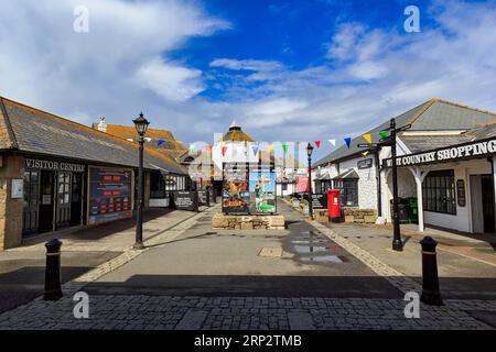 Centro visitatori di Land's End, Lands End, Penzance, Penwith Peninsula, Cornovaglia, Inghilterra, Regno Unito Foto Stock