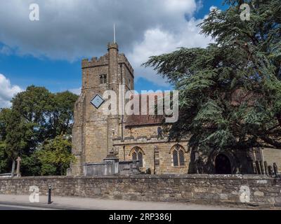 Chiesa di Santa Maria Vergine in battaglia (sito della battaglia di Hastings del 1066), East Sussex, Regno Unito. Foto Stock