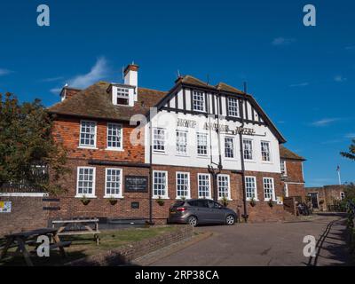 The Hope Anchor Hotel in Watchbell Street a Rye, East Sussex, Regno Unito. Foto Stock