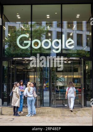 Google Offices, Pancras Square, Camden, Londra, Inghilterra, REGNO UNITO, REGNO UNITO. Foto Stock