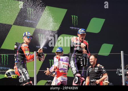 Barcellona, Spagna. 3 settembre 2023. Durante la MotoGP Gran premi Monster Energy de Catalunya MotoGP Race domenica 1-2-3 settembre 2023, al Circuit de Barcelona-Catalunya di Barcellona, Spagna. Credito: Agenzia fotografica indipendente/Alamy Live News Foto Stock