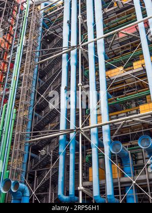 Centre Pompidou, Parigi, Francia, Europa, UE. Foto Stock