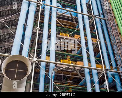 Centre Pompidou, Parigi, Francia, Europa, UE. Foto Stock