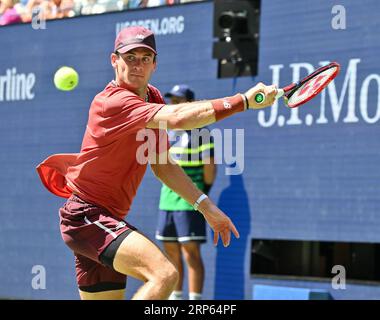 US Open Flushing Meadows New York, USA. 3 settembre 2023. 7° giorno Tommy Paul (USA) credito match al quarto round: Roger Parker/Alamy Live News Foto Stock
