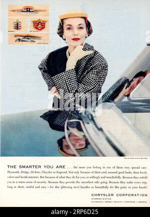 Vintage 'Good Housekeeping' settembre 1953 Issue Advert, USA Foto Stock