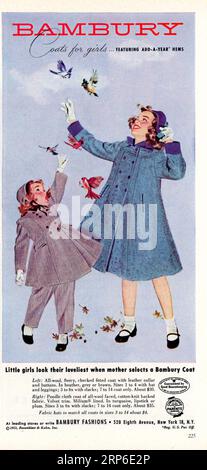 Vintage 'Good Housekeeping' settembre 1953 Issue Advert, USA Foto Stock