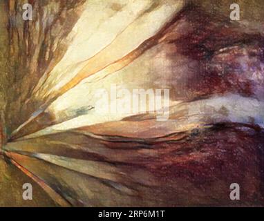 Un'originale illustrazione fotografica astratta ispirata al fuoco che soffia nel vento. Un'aggiunta straordinaria a qualsiasi design. Foto Stock