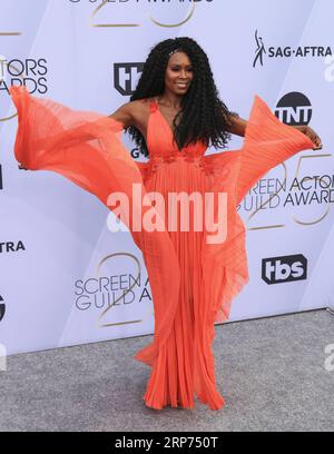 (190128) -- LOS ANGELES, 28 gennaio 2019 -- l'attrice Sydelle Noel arriva per il 25° Annual Screen Actors Guild Awards al Shrine Auditorium di Los Angeles, negli Stati Uniti il 27 gennaio 2019. Li Ying) U.S.-LOS ANGELES-SAG AWARDS liying3 PUBLICATIONxNOTxINxCHN Foto Stock