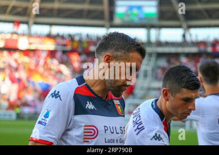 Kevin Strootman durante la partita di serie A tra Torino FC e Genoa CFC il 3 settembre 2023 allo Stadio Olimpico grande Torino di Torino. Foto Stock