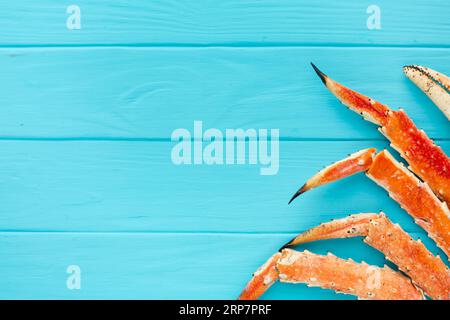Vista dall'alto aragosta con spazio di copia Foto Stock